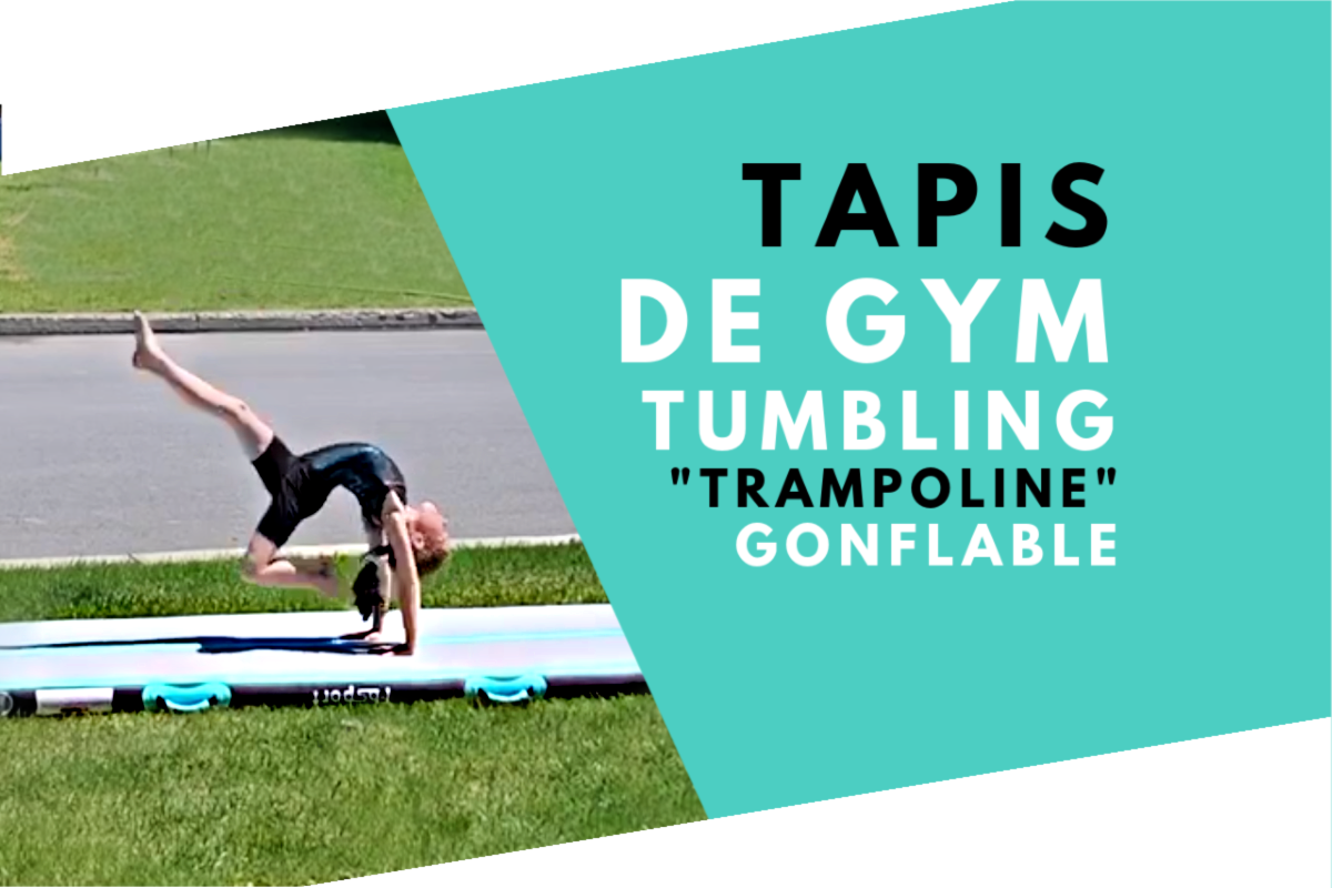 Tapis de Gymnastique Gonflable Air Yoga track Tumbling Matelas Gym Yoga Sport FR