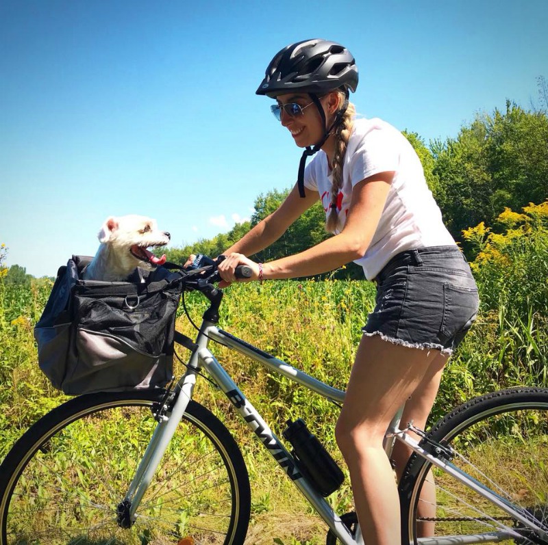 NOUVEAUTÉ MONDOU! PANIER À VÉLO POUR CHIEN