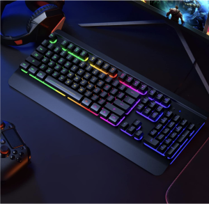 clavier-de-gamer-avec-éclairage-aux-del-led-idée-cadeau-de-noel-gamer